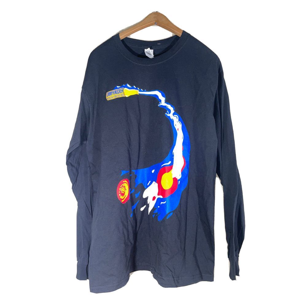 tommyknocker mountain town craft beer Long Sleeve  t shirt Size‎ L